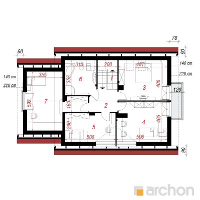 Maja 2 korruseplaan - Dom w koniczynce 2 (G)