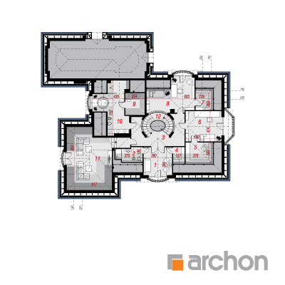 Maja 2 korruseplaan - Rezydencja w persymonach