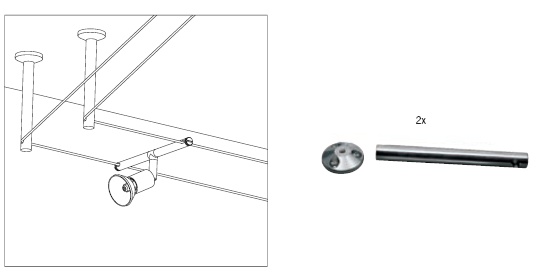 Valgusti - L&E Uml Deckenb. zum Aufschr 1 Paar Al