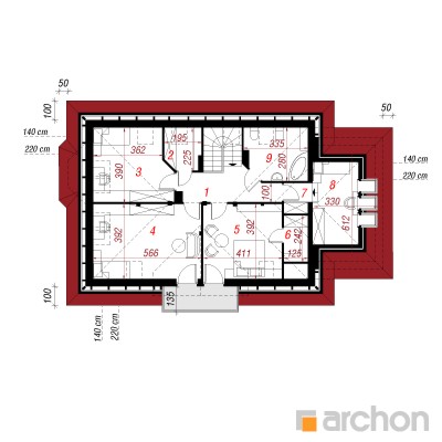  Maja peiulilledes 3 2. korruse plaan