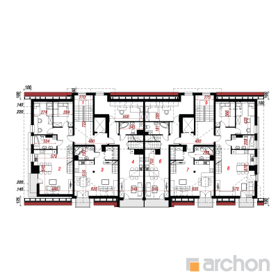  Maja alleel 2 3. korruse plaan