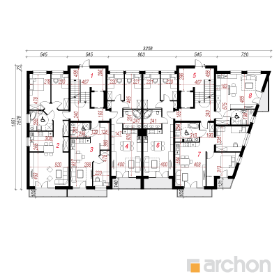  Maja alleel 1. korruse plaan