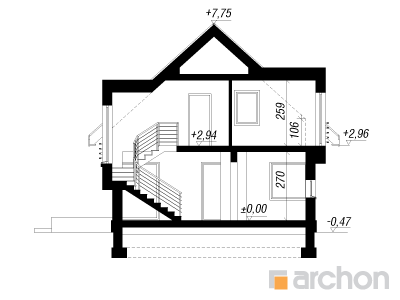 Maja amarüllides(W) lõige