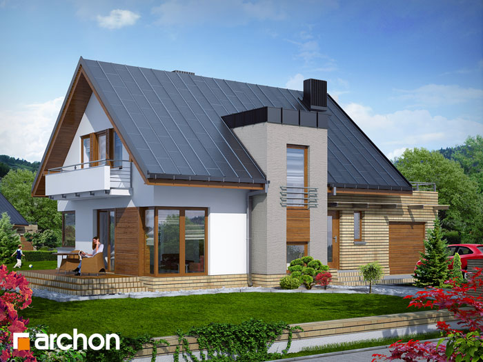 Maja amarüllides (P) eestvaade