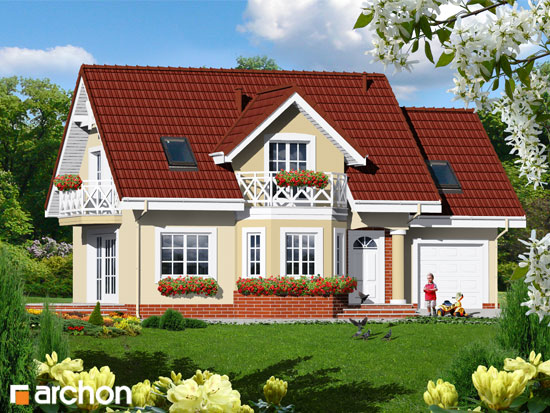 Maja ananassides eestvaade