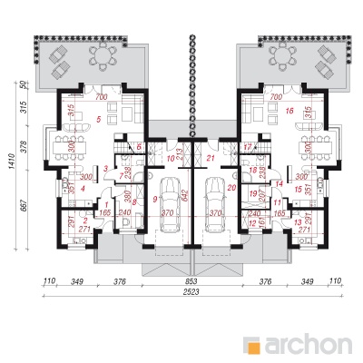  Maja anemoonides (R2) 1. korruse plaan