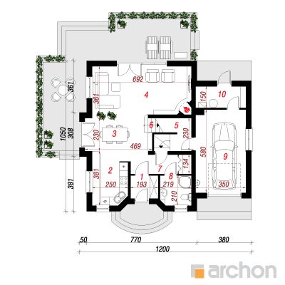  Maja antoonovkates 2(G) 1. korruse plaan
