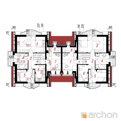  Maja antoonovkates (GB) 2. korruse plaan