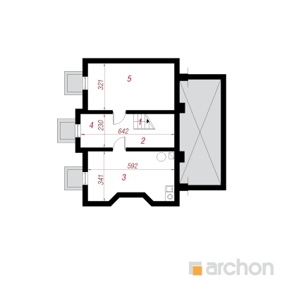  Maja antoonovkates (GP) 0. korruse plaan