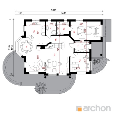  Maja aniisides-3 1. korruse plaan