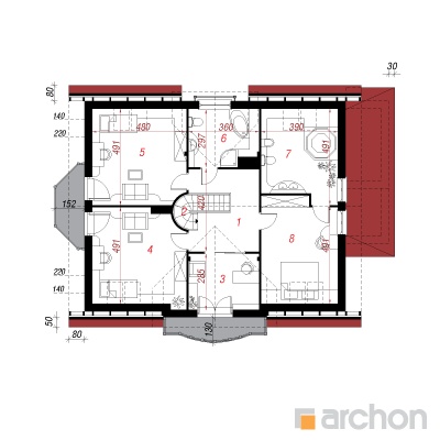  Maja aniisides-3 2. korruse plaan