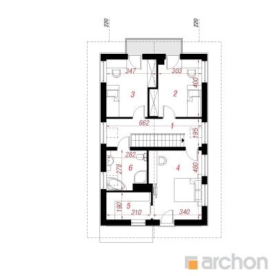  Maja maalõugades 2. korruse plaan