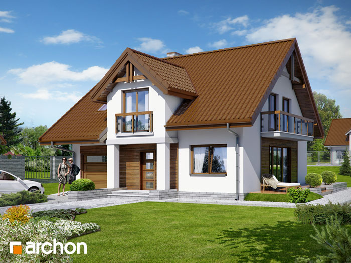 Maja asparites (PN) eestvaade