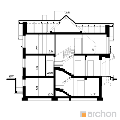 Maja asparites (PN) lõige