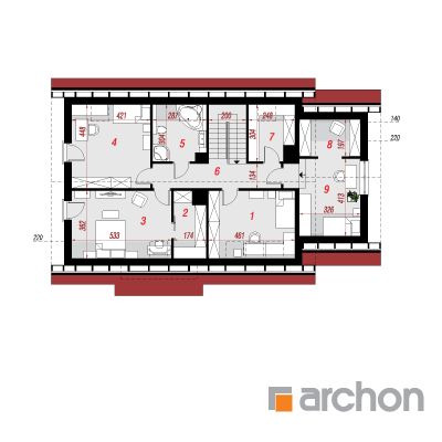  Maja avokaadodes (GN) 2. korruse plaan