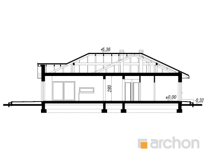 Maja bergeeniates lõige