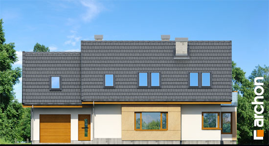 Maja rukkililledes (N) vaade