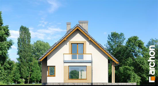 Maja rukkililledes (N) vaade