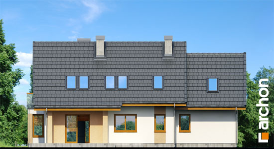 Maja rukkililledes (N) vaade