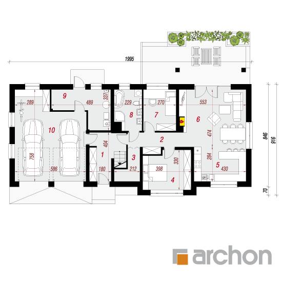  Maja rukkililledes 2 (N) 1. korruse plaan