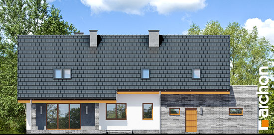 Maja rukkililledes 2 (N) vaade