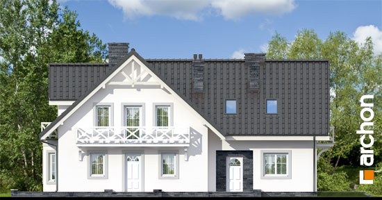 Maja kivipuravikkudes (P) vaade