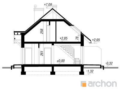 Maja pohlades (B) lõige