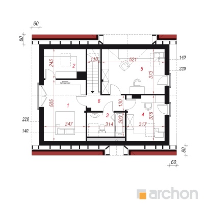  Maja pohlades 3 2. korruse plaan