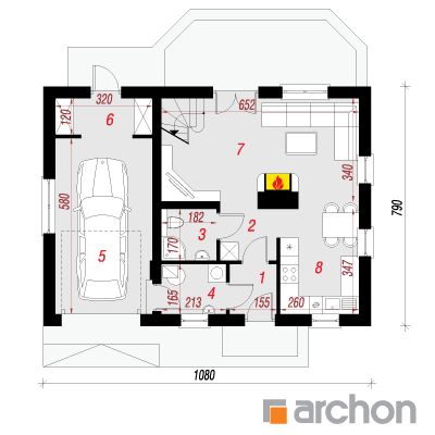  Maja pohlades 2 1. korruse plaan