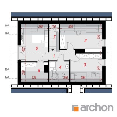  Maja pohlades 2 2. korruse plaan
