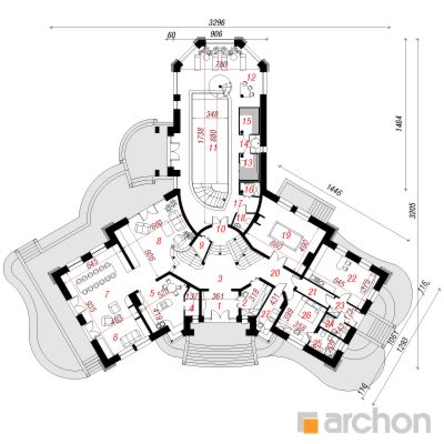  Residents Brzesc 1. korruse plaan