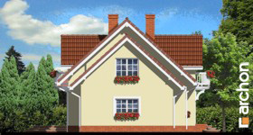 Maja virsikupuudes vaade