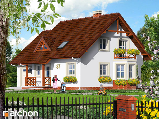 Maja pöökpuudes 4 (G) eestvaade