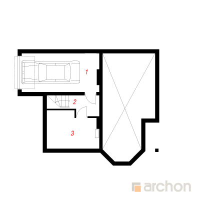  Maja pöökpuudes 0. korruse plaan