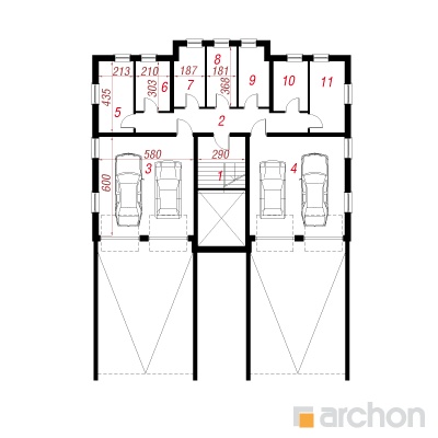  Maja puiesteel 0. korruse plaan