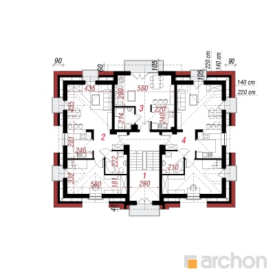  Maja puiesteel 2. korruse plaan
