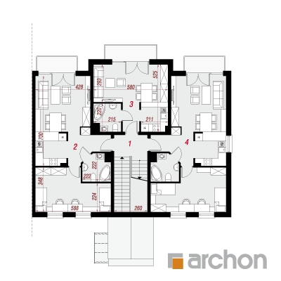  Maja puiesteel 3 (BN) 2. korruse plaan