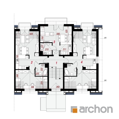  Maja puiesteel 3 (BN) 3. korruse plaan