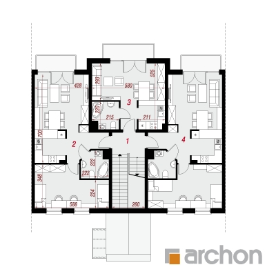  Maja puiesteel 3 (SN) 2. korruse plaan