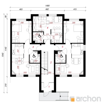 Maja puiesteel 3 (B) 1. korruse plaan