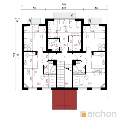  Maja puiesteel 3 (S) 2. korruse plaan