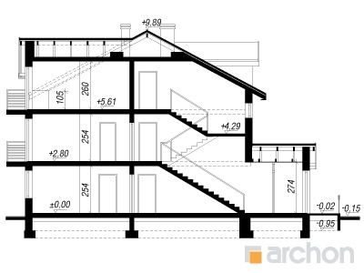 Maja puiesteel 3 (S) lõige