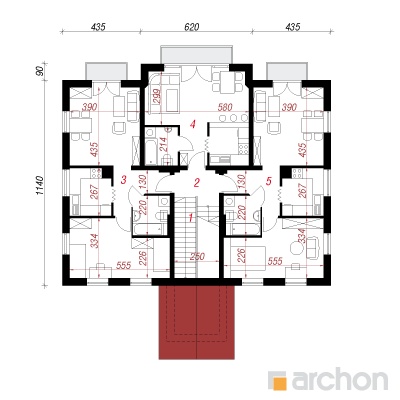  Maja puiesteel 3 2. korruse plaan