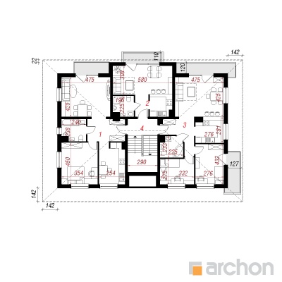  Maja puiesteel 5 3. korruse plaan