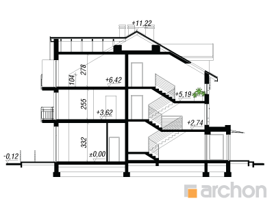 Maja puiesteel 9 (B) lõige