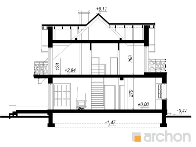 Maja mätasharjades lõige