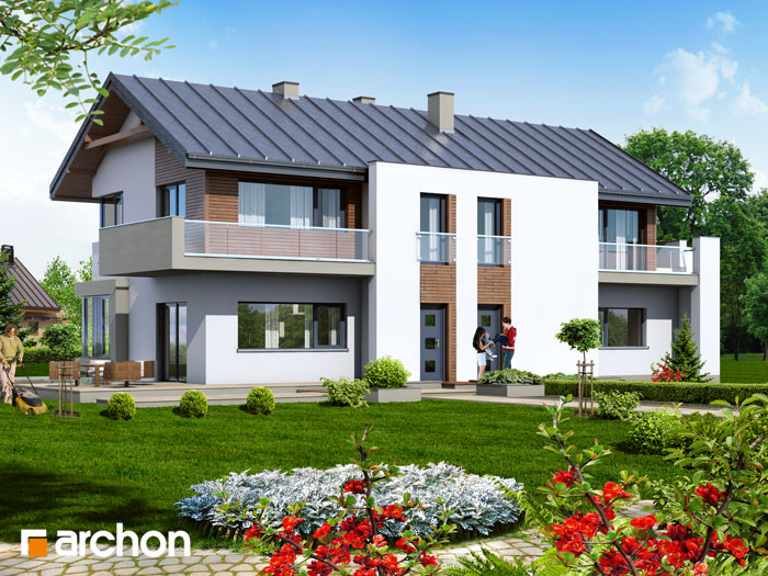 Maja maasappides eestvaade