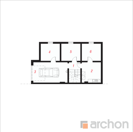  Maja jugapuudes 2 0. korruse plaan