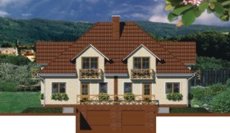 Maja jugapuudes vaade