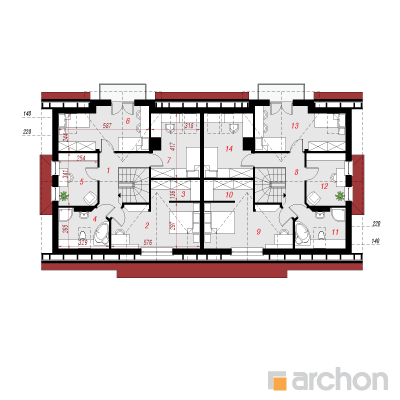  Maja alpikannides (R2) 2. korruse plaan